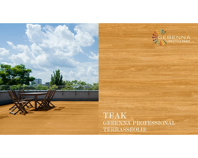 GEBENNA PROFESSIONAL TERRASSEOLIE TEAK